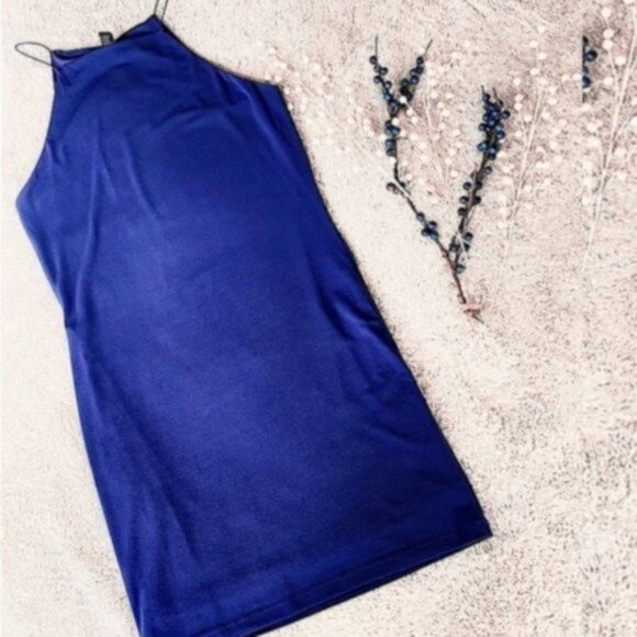 Vintage Y2K Halter Hourglass Bodycon Dress - Picture 4 of 12